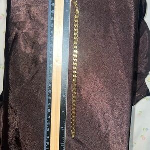 Brand new 14k gold filled men’s Cuban link Bracelet